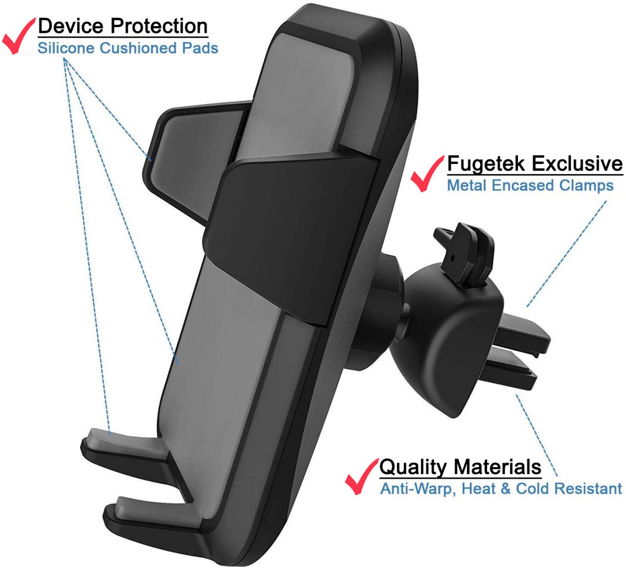 AC mount metal clamps