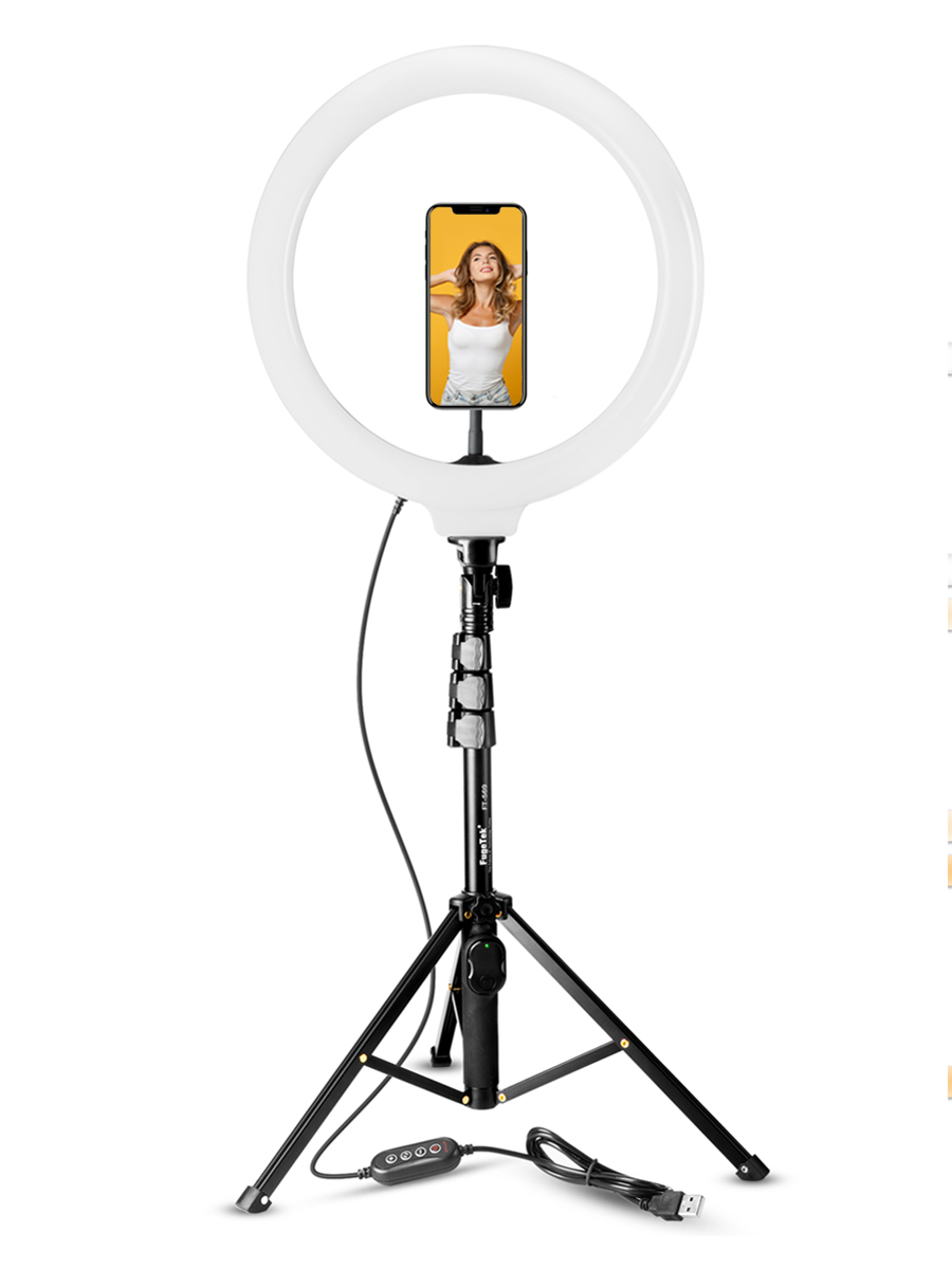 Buy Selfie Ring Light with 3110 Tripod Stand Flexible Phone Holder for Live  Stream/Makeup Tiktok Musically Online @ ₹1265 from ShopClues